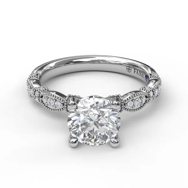 14K White Gold Diamond Engagement Ring S&E Jewelers Depew, NY