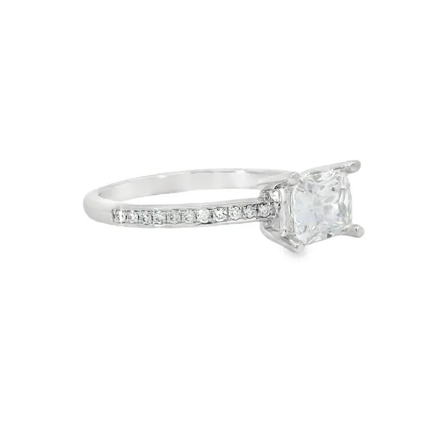 14K White Gold Diamond Ring Image 2 S&E Jewelers Depew, NY
