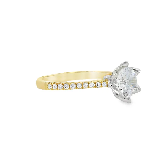 14K Yellow Gold Diamond Ring Image 2 S&E Jewelers Depew, NY