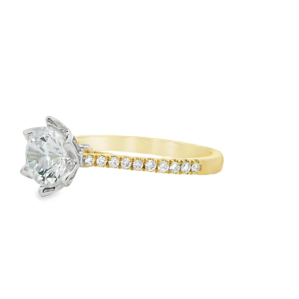 14K Yellow Gold Diamond Ring Image 3 S&E Jewelers Depew, NY