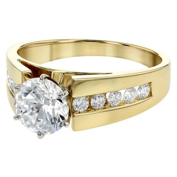 14KT Gold Diamonds Semi-Mount Image 3 S&E Jewelers Depew, NY