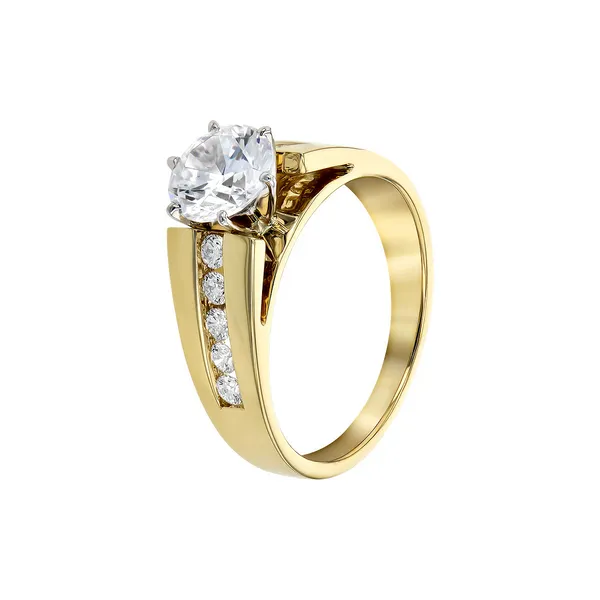 14KT Gold Diamonds Semi-Mount Image 4 S&E Jewelers Depew, NY