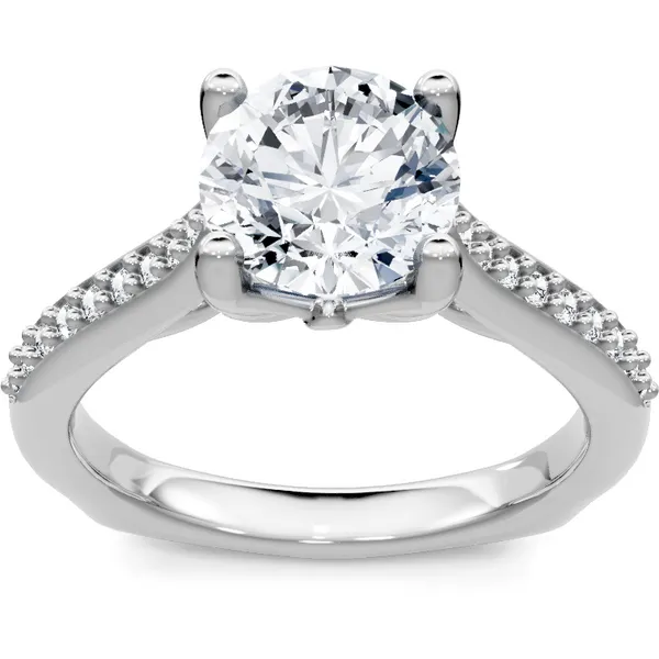 14kt Diamond .17ctw Semi Mount S&E Jewelers Depew, NY