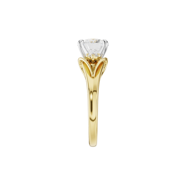 14K Yellow Gold Diamond Semi Mount Image 3 S&E Jewelers Depew, NY