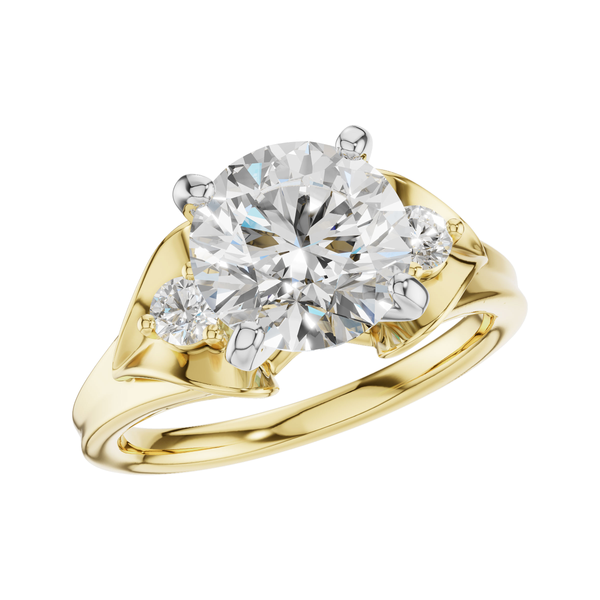 14K Yellow Gold Diamond Semi Mount S&E Jewelers Depew, NY