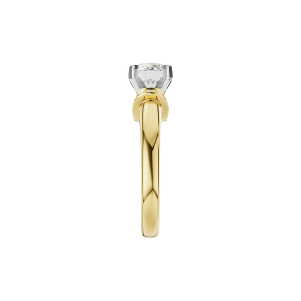 14K Yellow Gold Diamond Semi Mount Image 3 S&E Jewelers Depew, NY