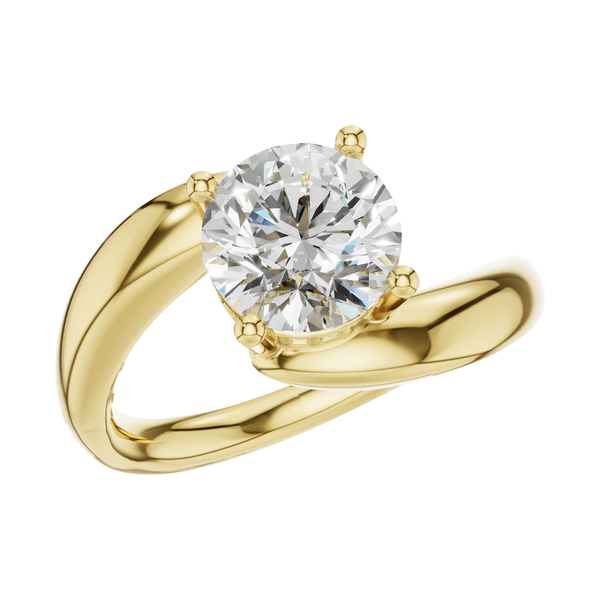 14K Yellow Gold Diamond Semi Mount S&E Jewelers Depew, NY