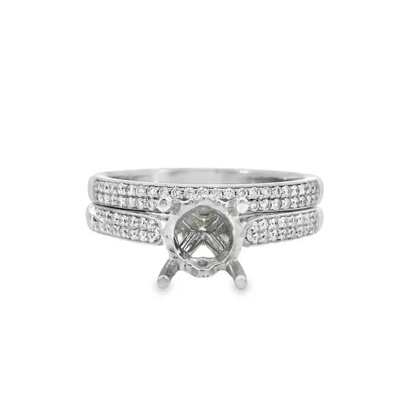 14Kt White Gold Diamond Wedding Set S&E Jewelers Depew, NY