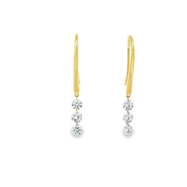 10Kt Yellow Lab Grown Diamond Earrings S&E Jewelers Depew, NY
