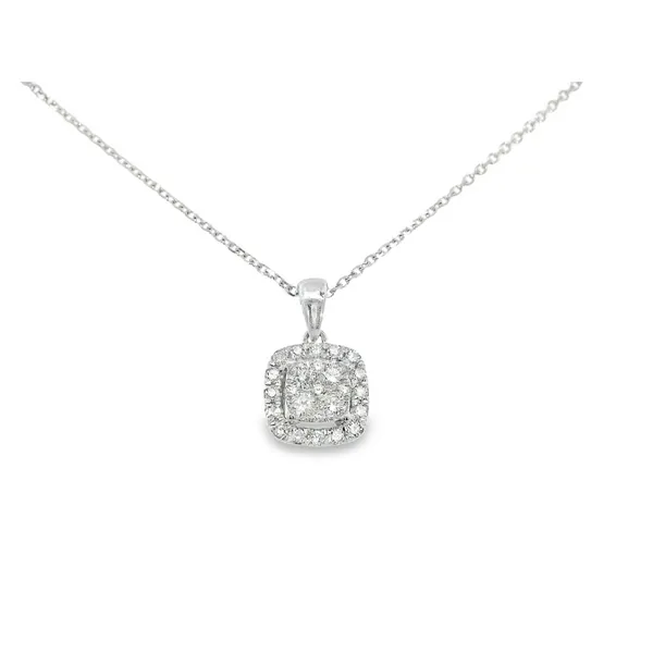 10K White Gold Diamond Pendant S&E Jewelers Depew, NY