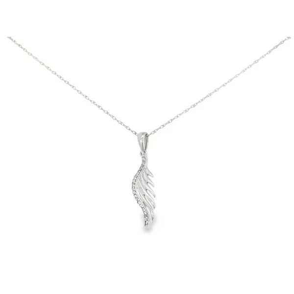 10K White Gold Angel Wing Pendant S&E Jewelers Depew, NY