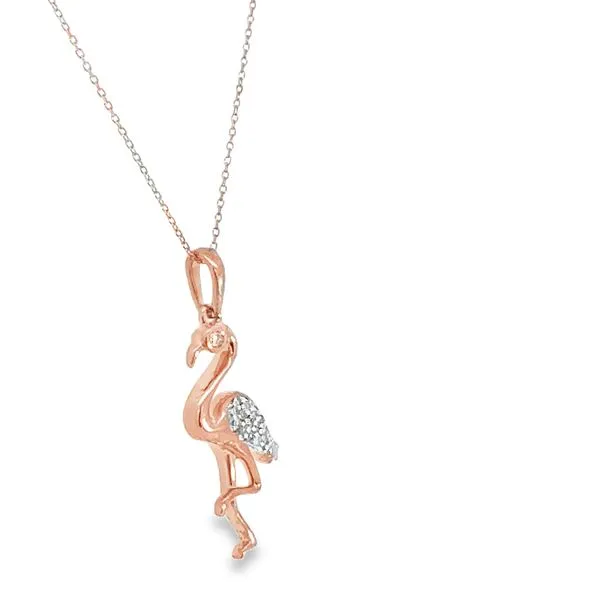 10KT Gold Diamond Pendant Image 2 S&E Jewelers Depew, NY