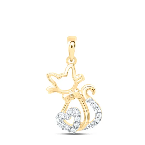 Diamond 10KT Gold Pendant S&E Jewelers Depew, NY