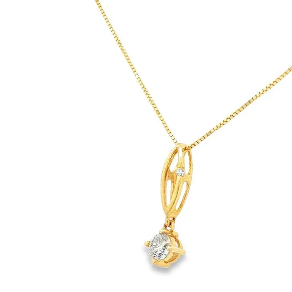 14Kt Yellow Gold Lady's Pendant Image 2 S&E Jewelers Depew, NY