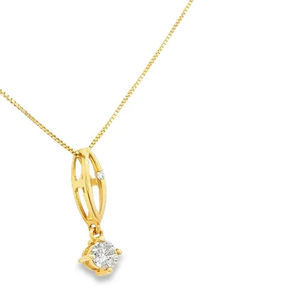 14Kt Yellow Gold Lady's Pendant Image 3 S&E Jewelers Depew, NY