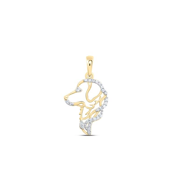 10KT Gold Diamond Pendant S&E Jewelers Depew, NY
