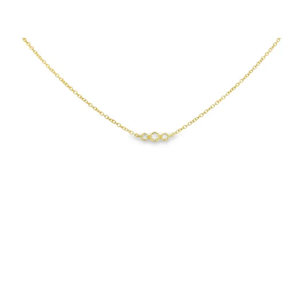 14K Yellow Gold Diamond Necklace S&E Jewelers Depew, NY