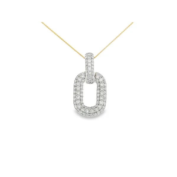 14K Yellow Gold Diamond Necklace S&E Jewelers Depew, NY