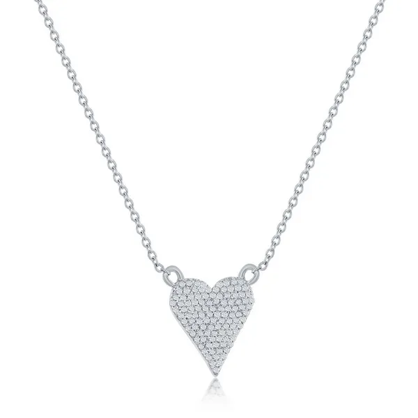 Sterling Silver Diamonds Necklace S&E Jewelers Depew, NY
