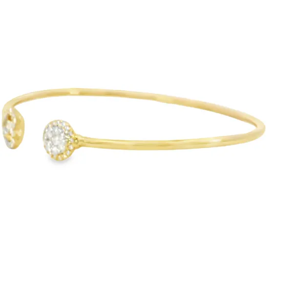 14KT Gold Diamond Bracelet Image 3 S&E Jewelers Depew, NY