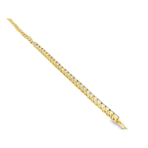 10K Yellow Gold Diamond Fashion Bracelet Image 2 S&E Jewelers Depew, NY