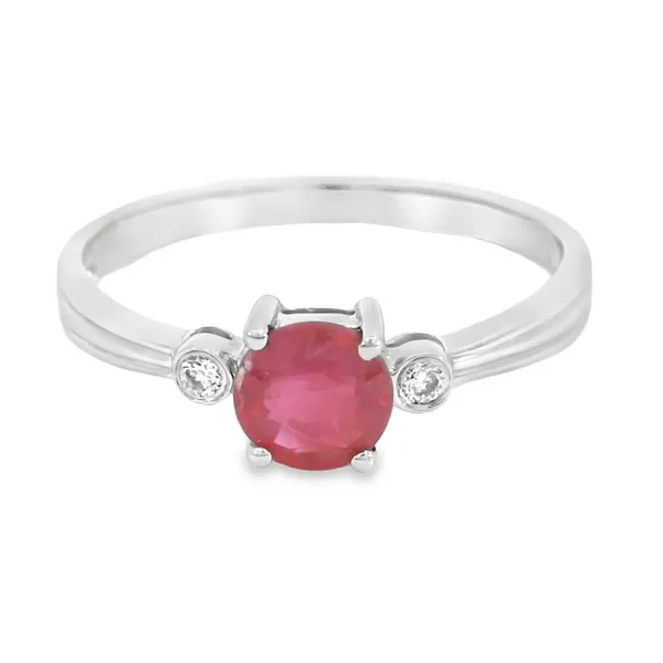 14KT Gold Ruby Contemporary Fashion Ring S&E Jewelers Depew, NY