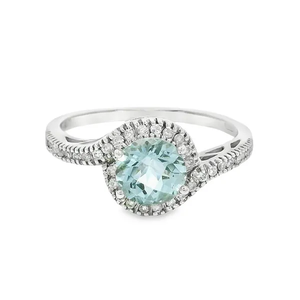 0.60ctw Round Aquamarine Fashion Ring S&E Jewelers Depew, NY