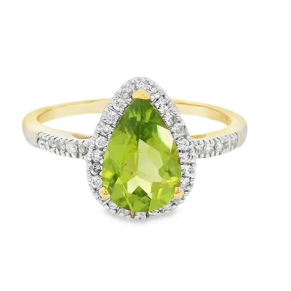 1.12ctw Pear Peridot Fashion Ring S&E Jewelers Depew, NY