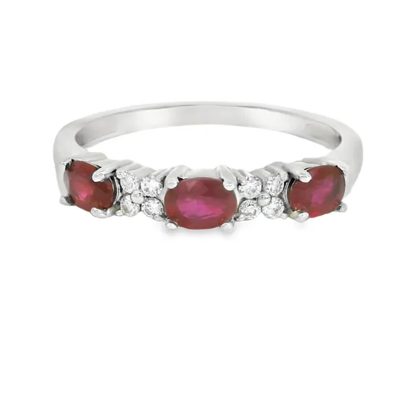 Oval Rubies Fashion Ring S&E Jewelers Depew, NY