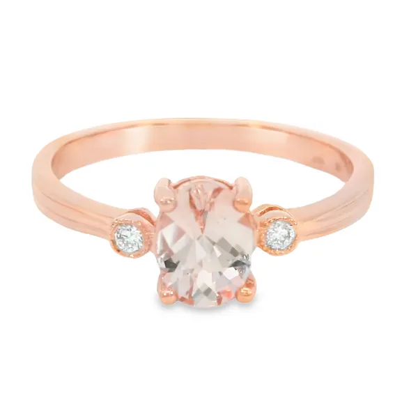 0.62ctw Oval Morganite Fashion Ring S&E Jewelers Depew, NY