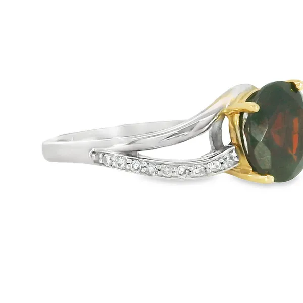 2.00ctw Round Garnet Fashion Ring Image 2 S&E Jewelers Depew, NY
