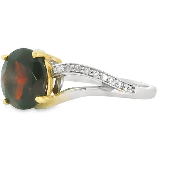 2.00ctw Round Garnet Fashion Ring Image 3 S&E Jewelers Depew, NY