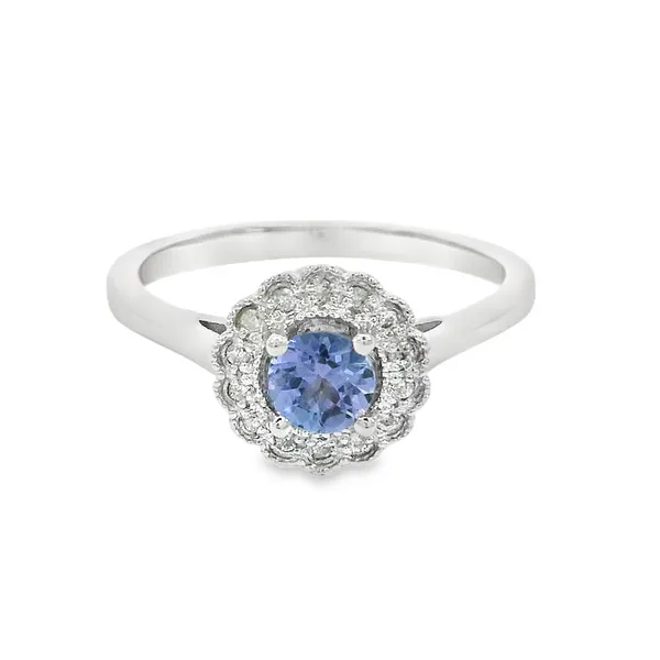 10Kt White Gold 0.36ctw Round Tanzanite Fashion Ring S&E Jewelers Depew, NY