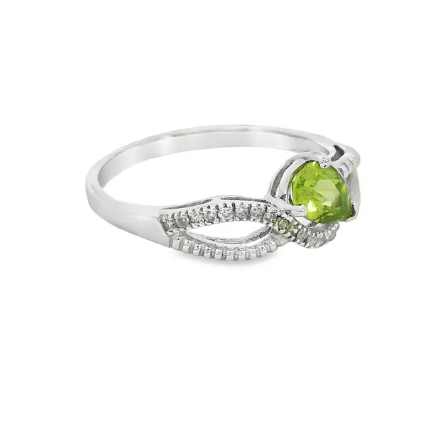 10 Karat White Peridot Fashion Ring Image 2 S&E Jewelers Depew, NY