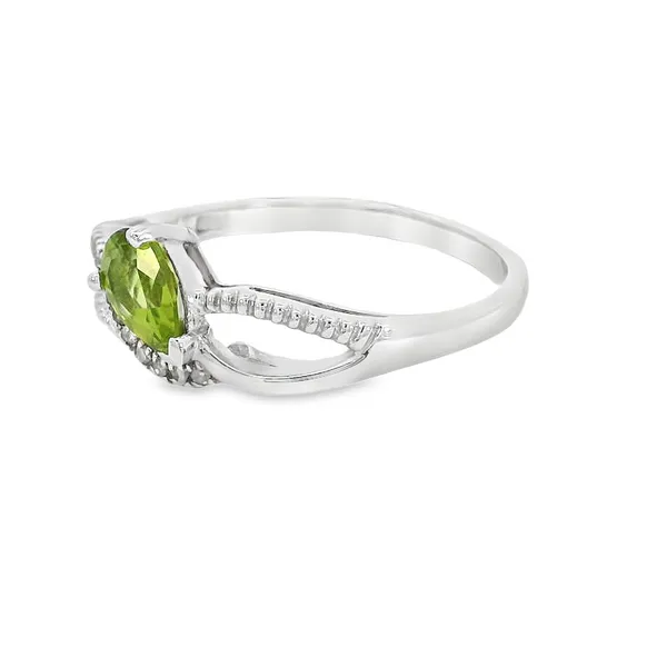 10 Karat White Peridot Fashion Ring Image 3 S&E Jewelers Depew, NY