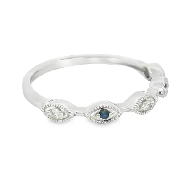10 Karat White Sapphire Fashion Ring Image 2 S&E Jewelers Depew, NY
