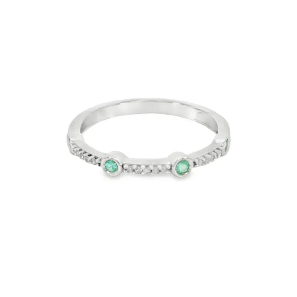 10 Karat White Gold Emerald Fashion Ring S&E Jewelers Depew, NY