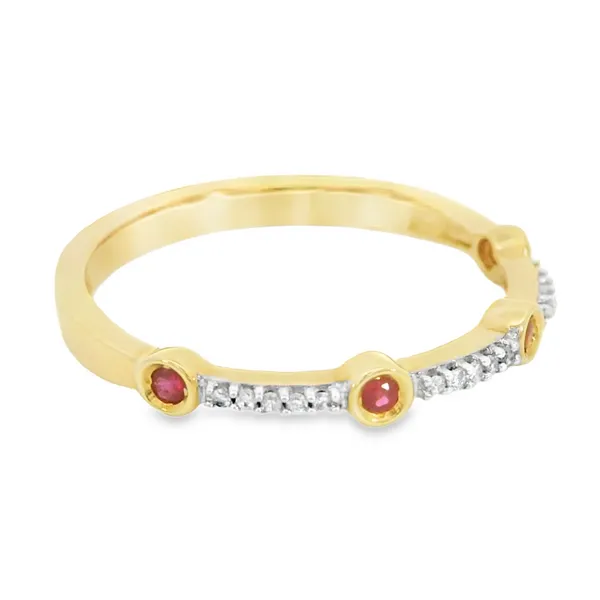 10 Karat Yellow Gold Ruby Fashion Ring Image 2 S&E Jewelers Depew, NY