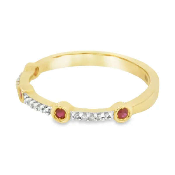 10 Karat Yellow Gold Ruby Fashion Ring Image 3 S&E Jewelers Depew, NY
