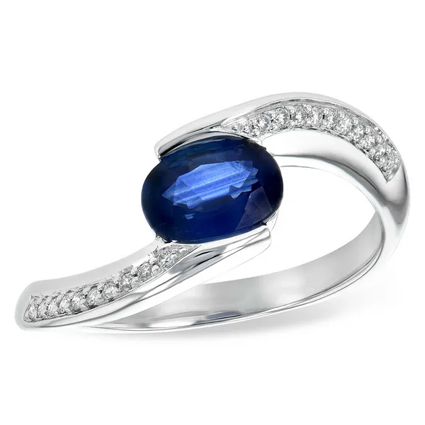 14K White Gold 0.08ctw Round Diamond Fashion Ring S&E Jewelers Depew, NY