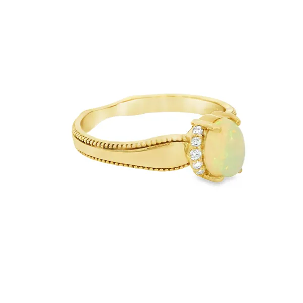 0.41ctw Oval Opal Fashion Ring Image 2 S&E Jewelers Depew, NY