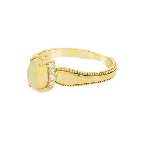 0.41ctw Oval Opal Fashion Ring Image 3 S&E Jewelers Depew, NY