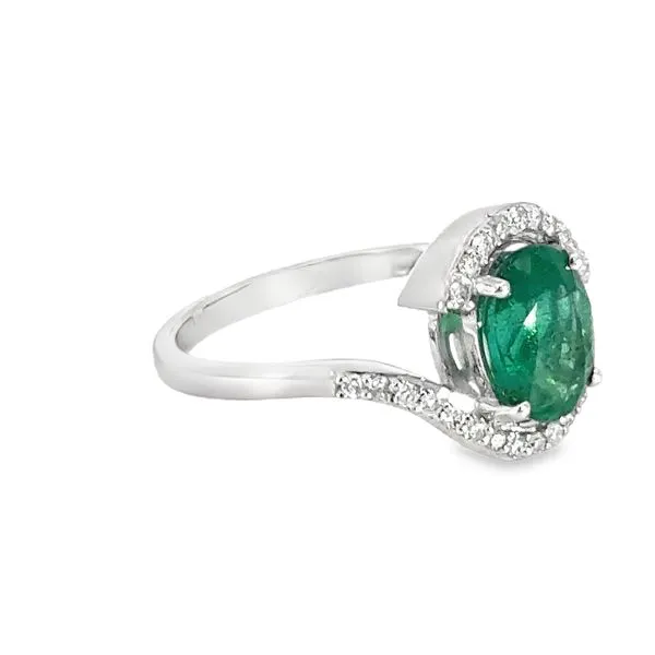 Emerald in 14KT Gold Fashion Ring Image 2 S&E Jewelers Depew, NY