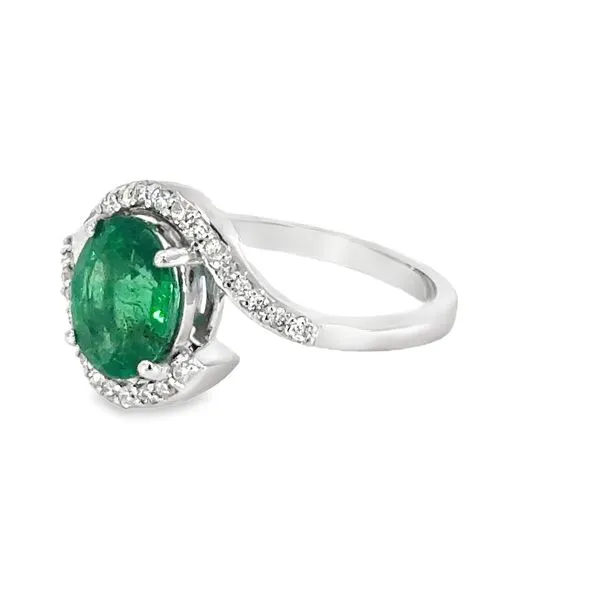 Emerald in 14KT Gold Fashion Ring Image 3 S&E Jewelers Depew, NY