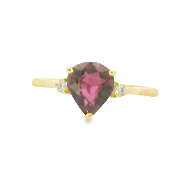 18 Karat Yellow Gold Pear Tourmaline Fashion Ring S&E Jewelers Depew, NY