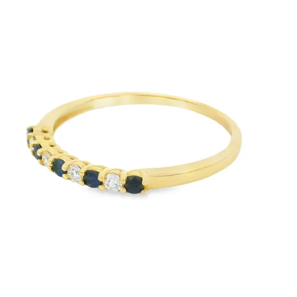 14 Karat Yellow Gold Sapphire Fashion Ring Image 3 S&E Jewelers Depew, NY