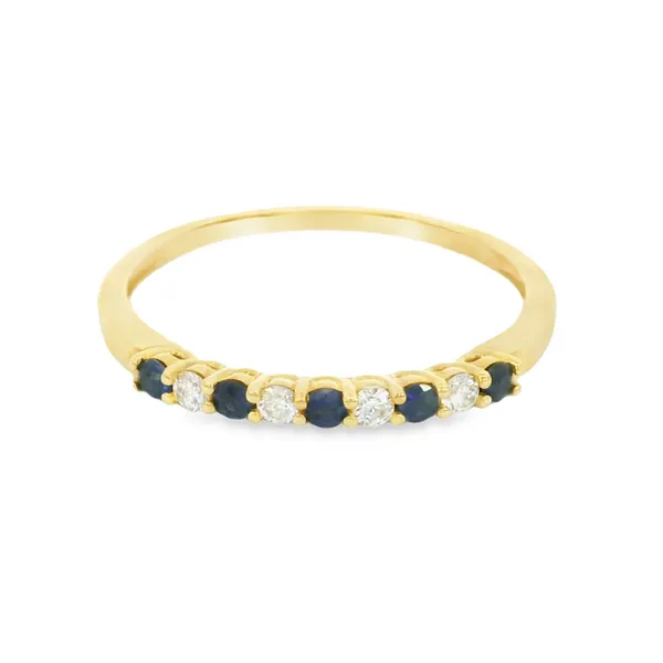 14 Karat Yellow Gold Sapphire Fashion Ring S&E Jewelers Depew, NY