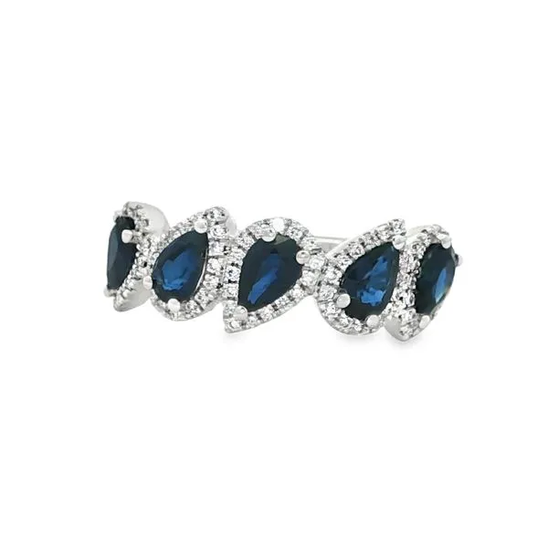 14KT Gold Sapphire Fashion Ring Image 3 S&E Jewelers Depew, NY