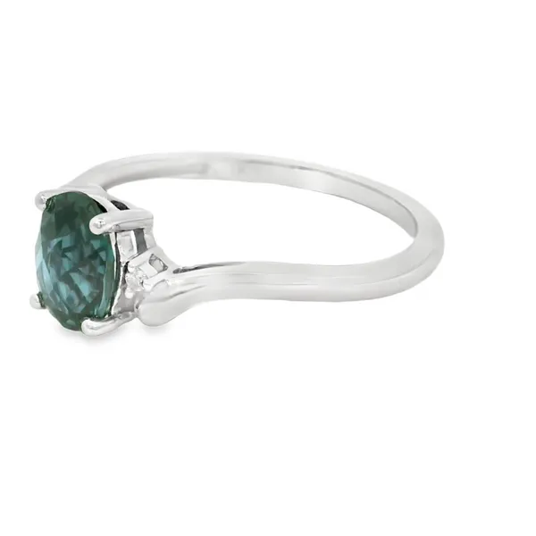 14KT Gold Created Alexandrite Fashion Ring Image 3 S&E Jewelers Depew, NY