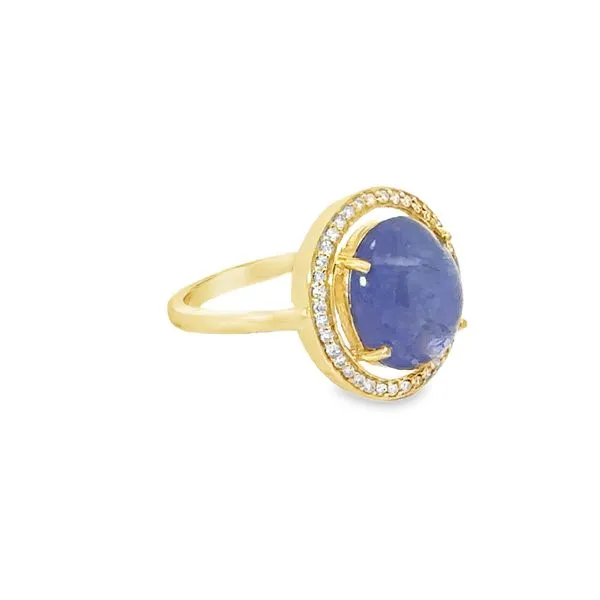 14KT Gold Tanzanite Fashion Ring Image 2 S&E Jewelers Depew, NY